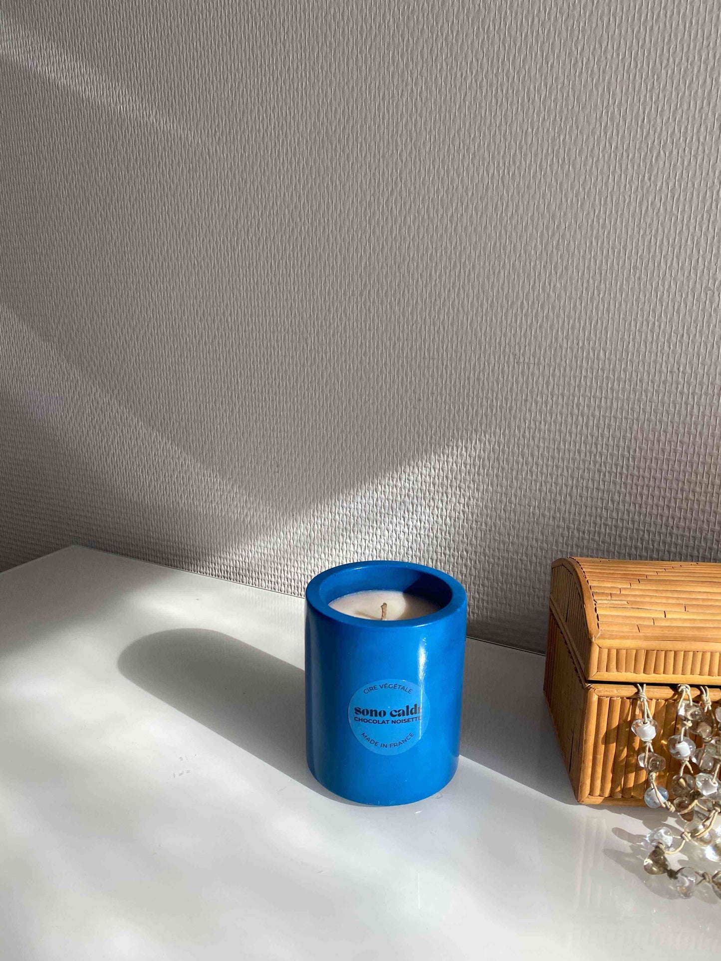 Bougie chocolat noisette